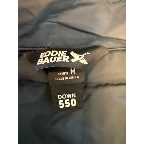 Eddie Bauer Men’s Lightweight Down 550 Insulation Full-Zip Vest, Size M (New) - Picture 6 of 7